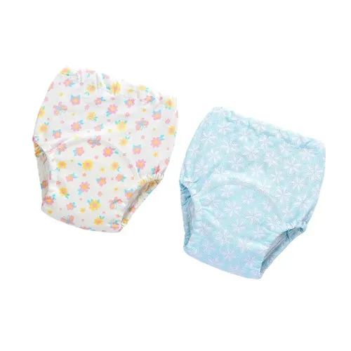 2pcs Baby Waterproof Reusable Training Pants Cotton Baby Diaper Infant