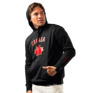 BAUER HOCKEY CANADA CORE ULTUMATE ADULT BLACK HOODIE