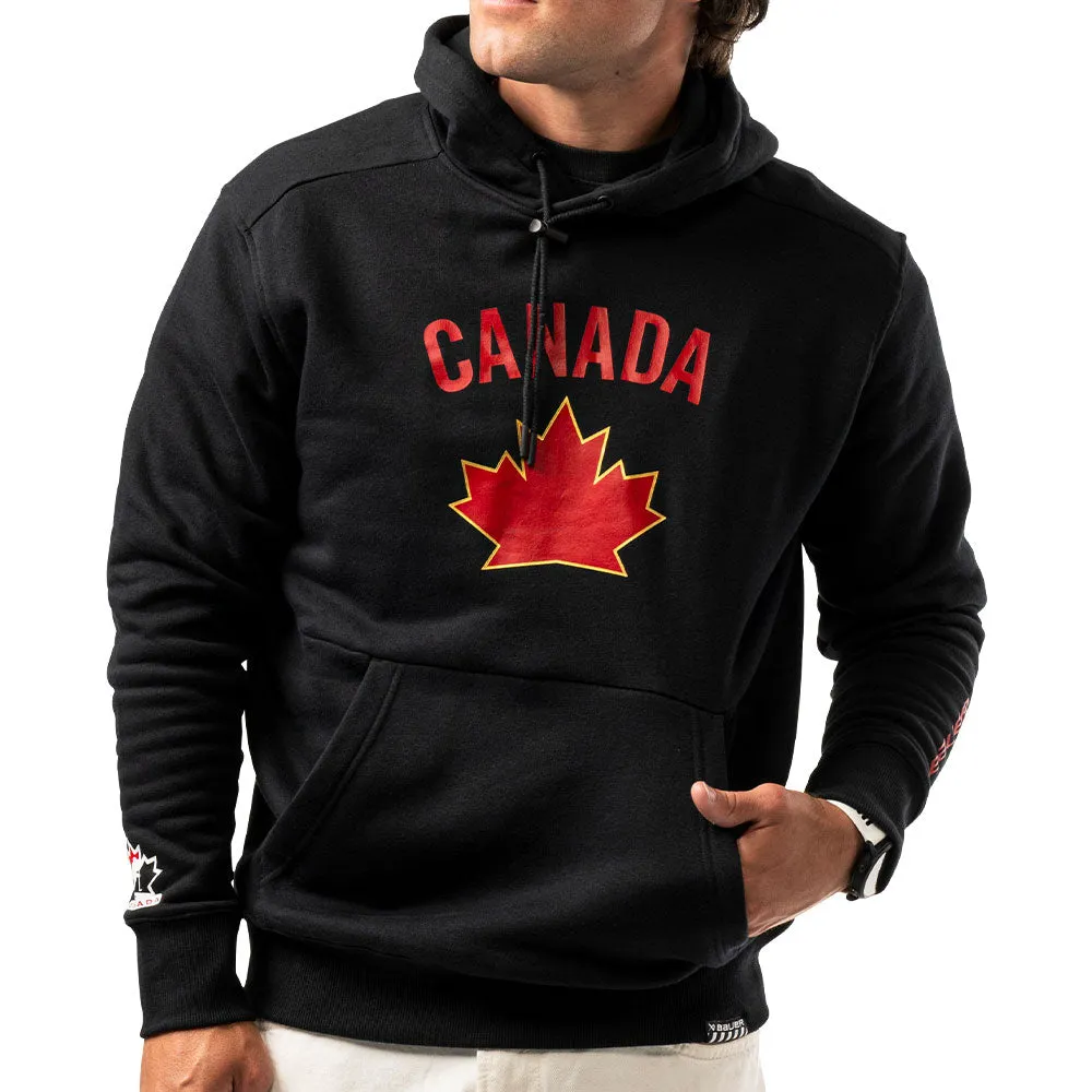 BAUER HOCKEY CANADA CORE ULTUMATE ADULT BLACK HOODIE