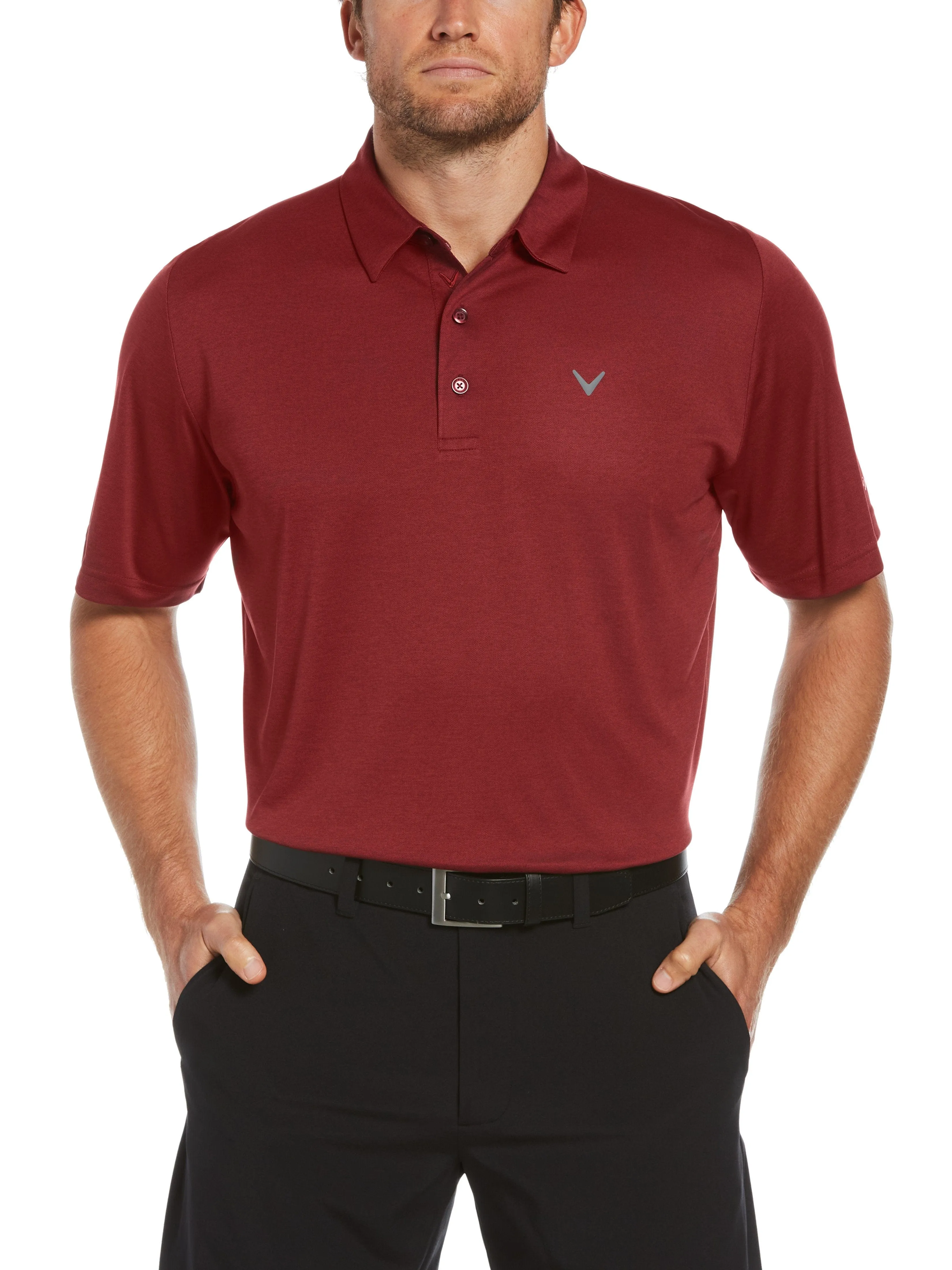 Big & Tall Swing Tech™ Birdseye Polo