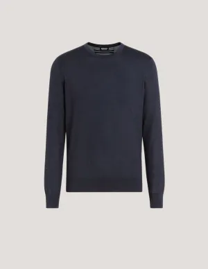 Cashseta Light Crewneck | Navy