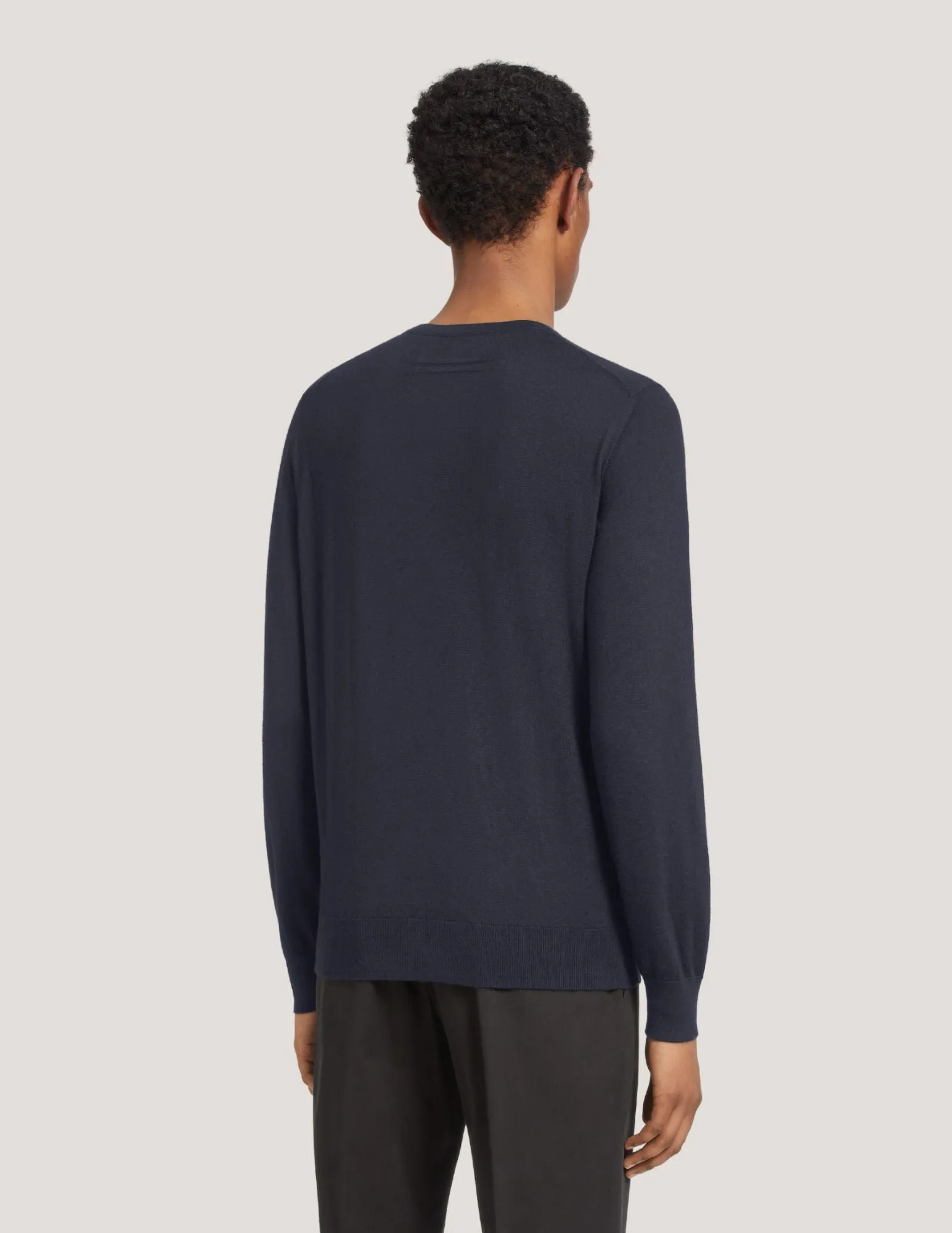 Cashseta Light Crewneck | Navy