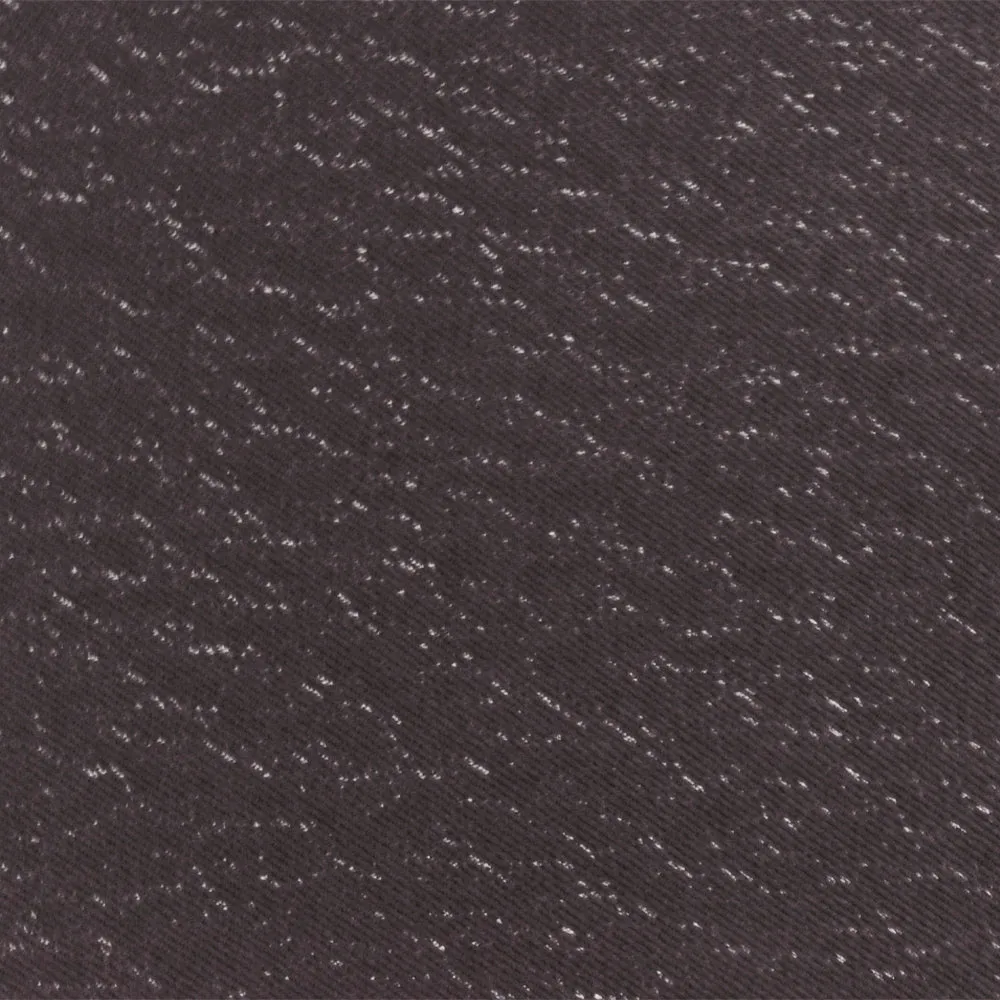 Chalkboard Black Crackle Printed Stretch Denim Fabric