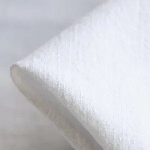 China White Pebble Wash Linen