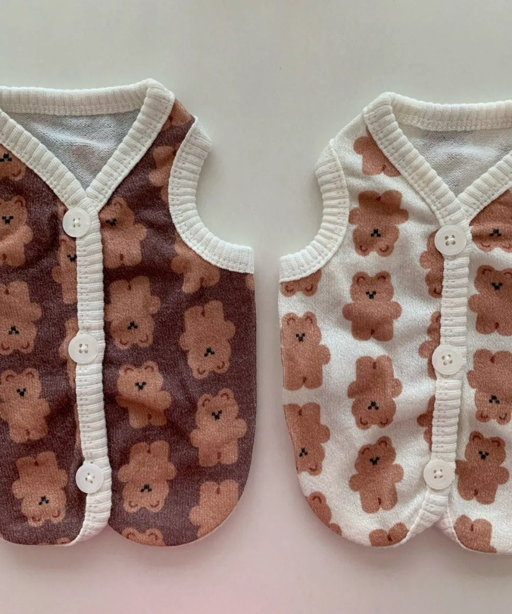 Cocoa Bear Vest