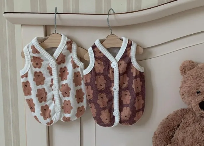 Cocoa Bear Vest