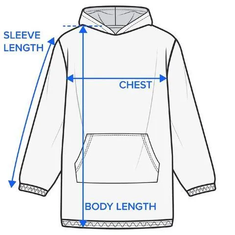 Dolphin Dancing Wearable Blanket Hoodie