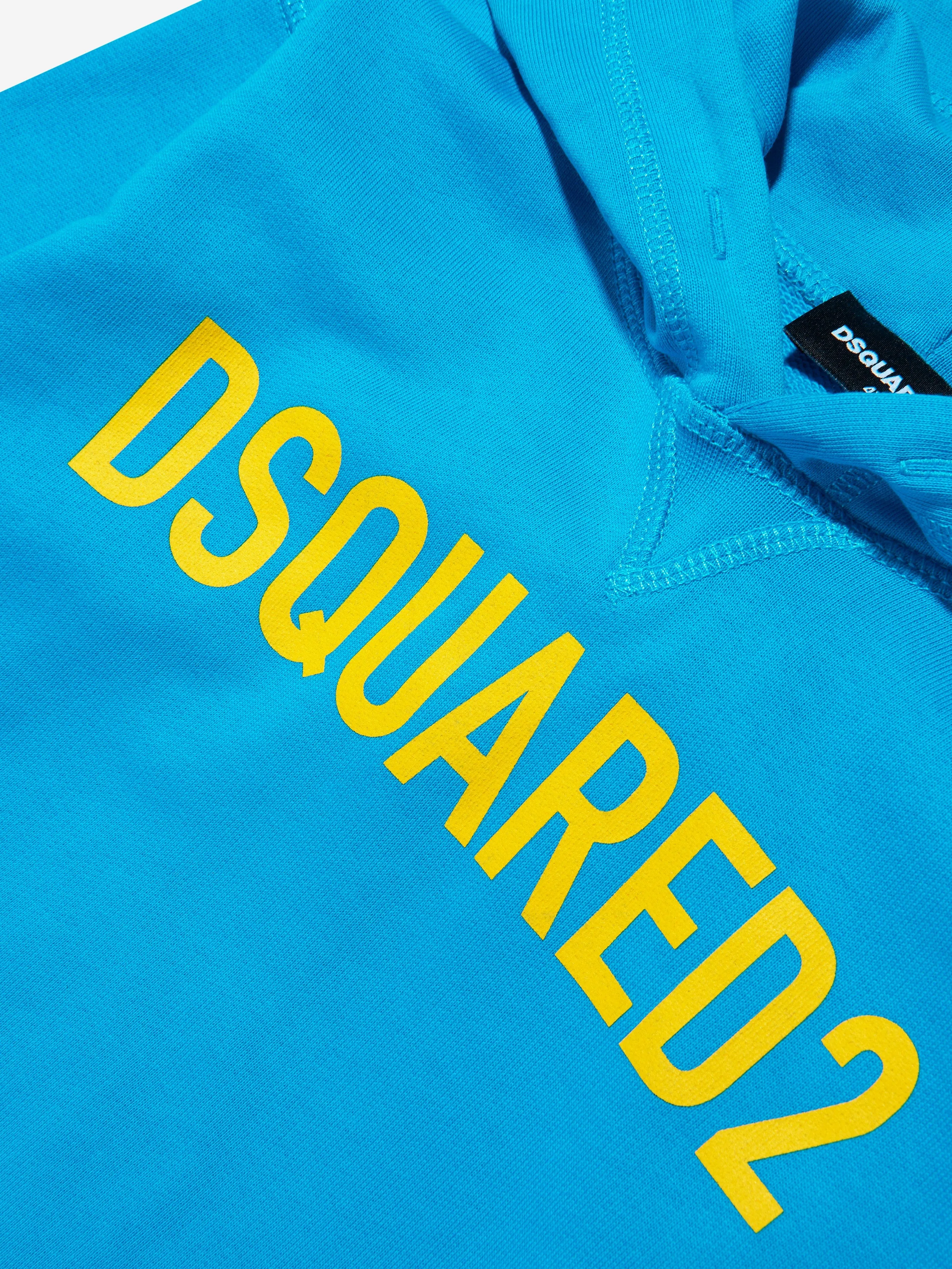 Dsquared2 Kids Logo Sweatshirt In Blue