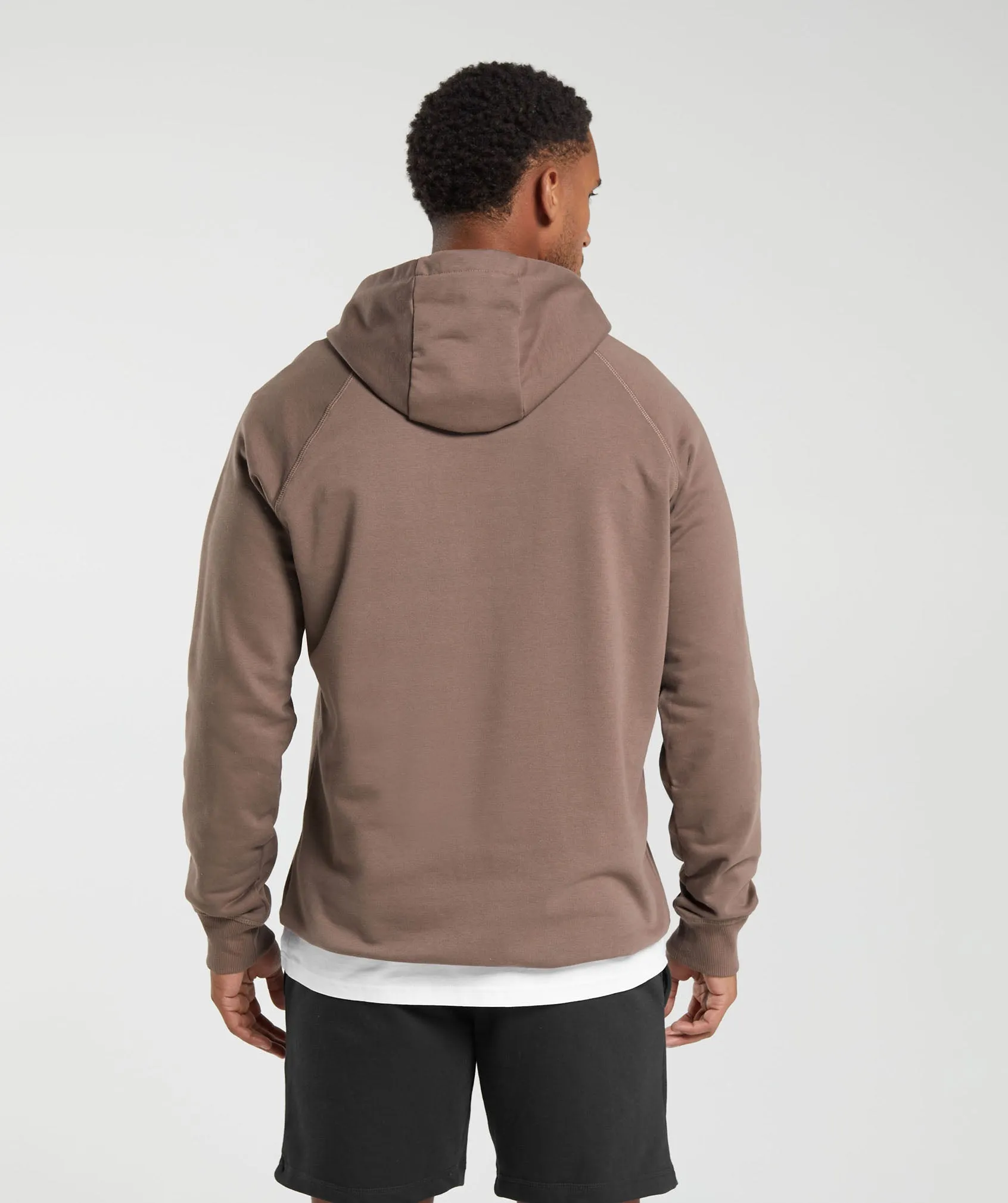 Gymshark Crest Hoodie - Truffle Brown