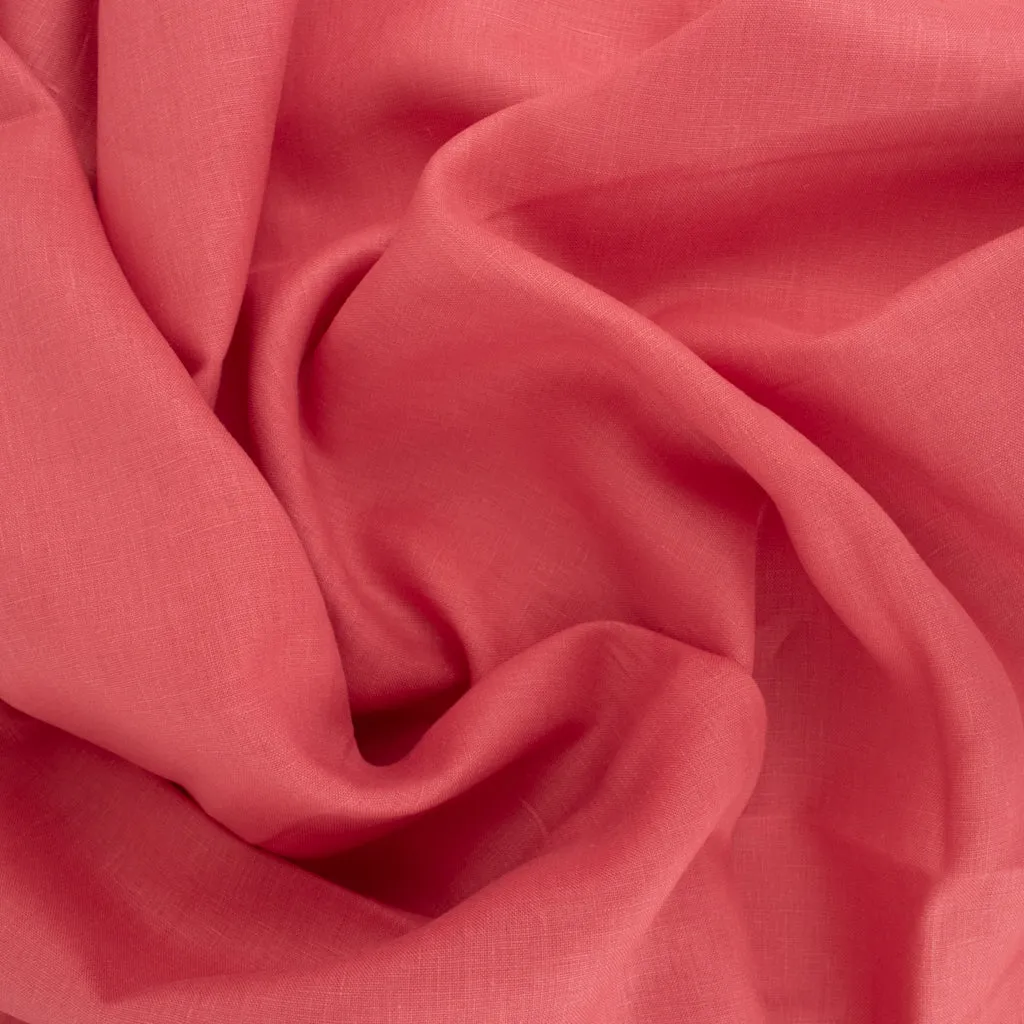 Heavy Linen - Coral