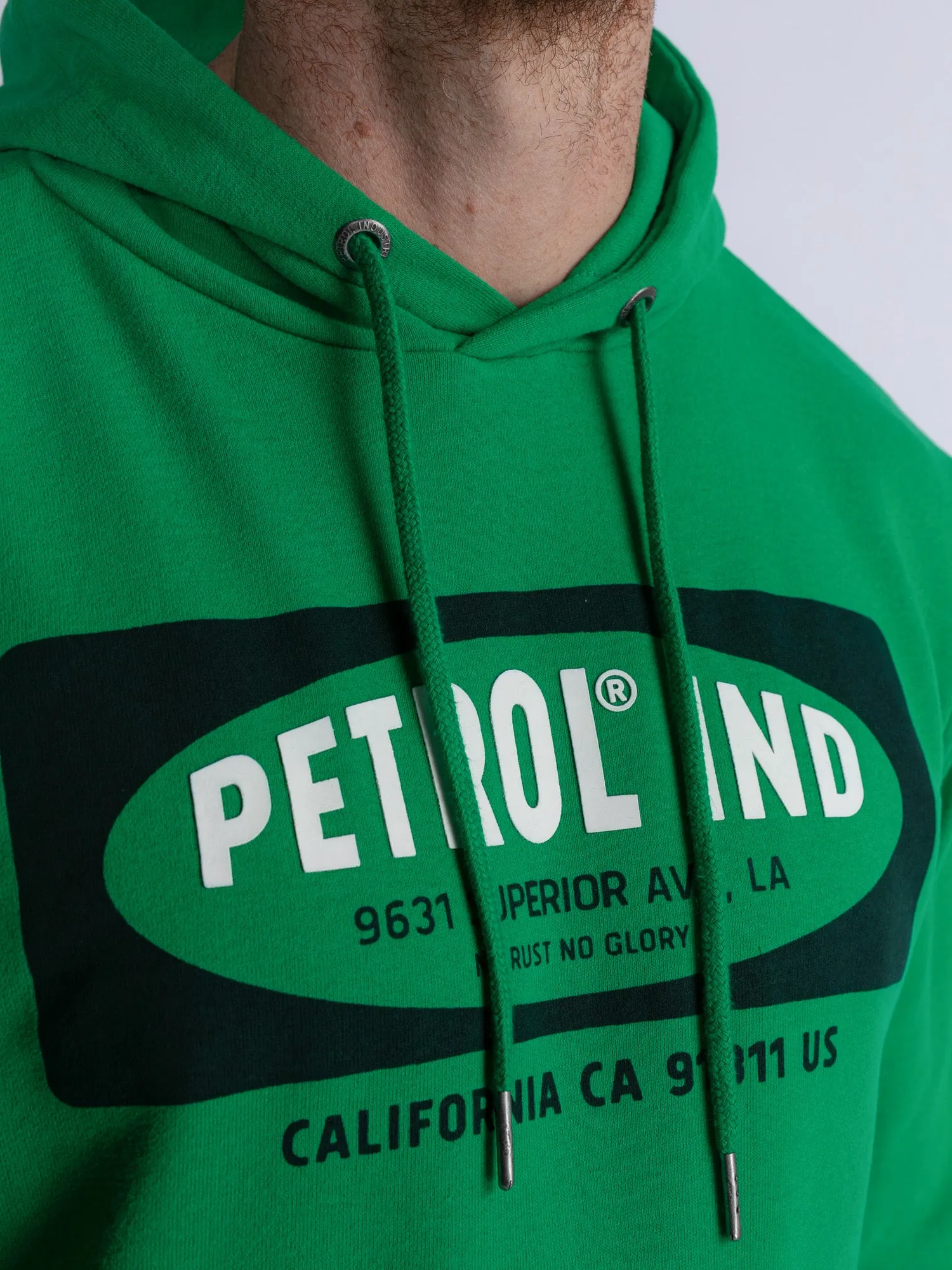 Hoodie with logo artwork