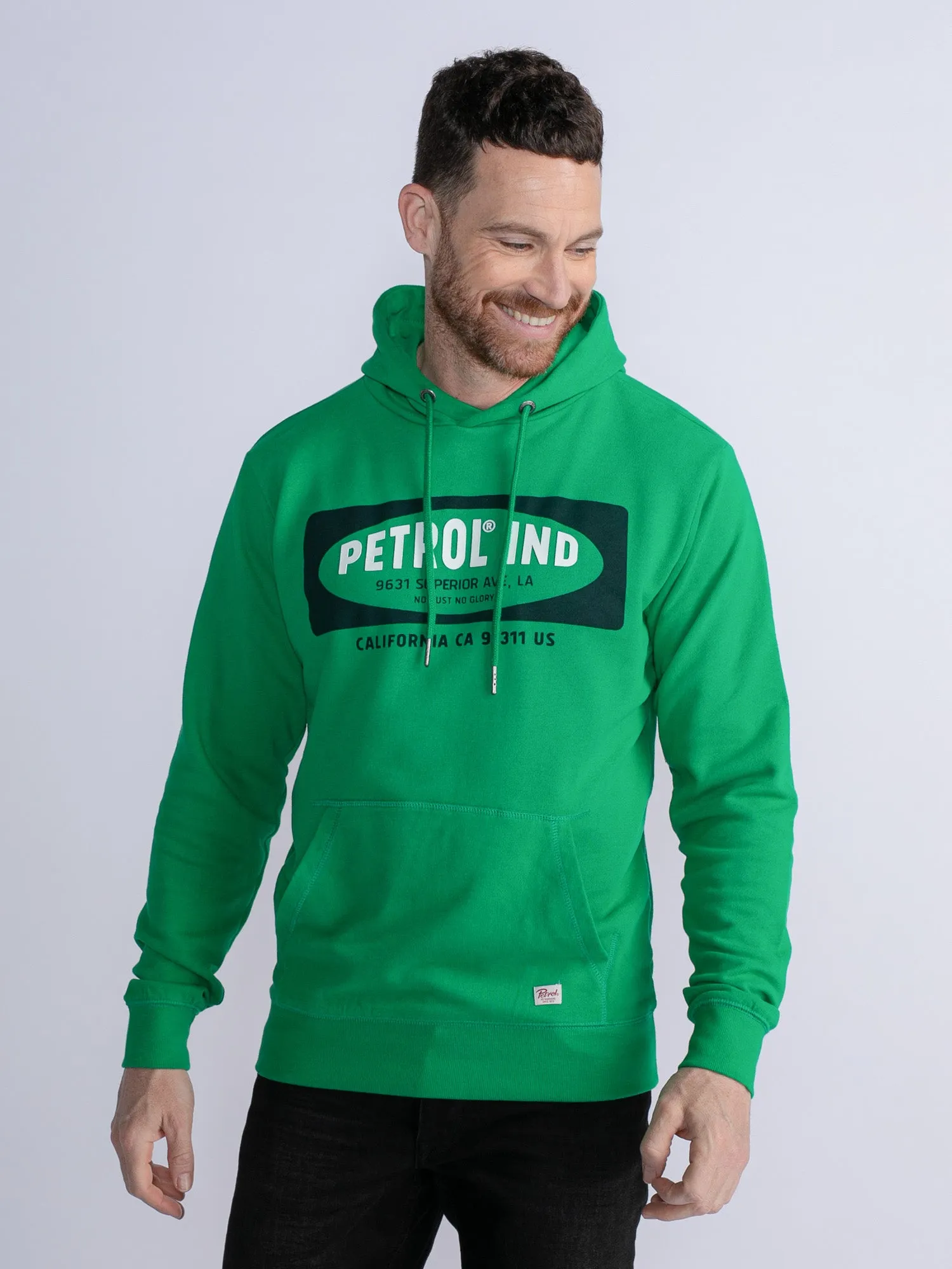 Hoodie with logo artwork