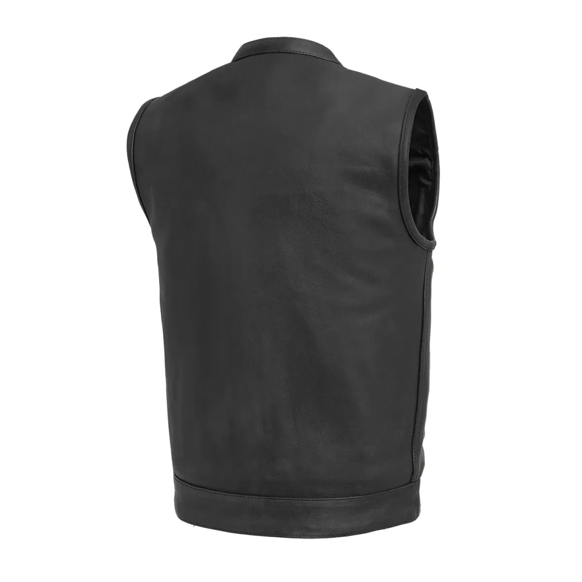 Hotshot Men's Motorcycle Leather Vest - Extreme Biker Leather