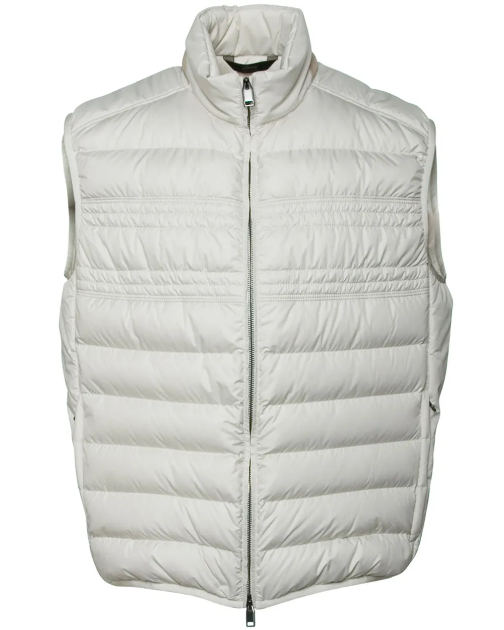 Ivory Nylon Puffer Vest