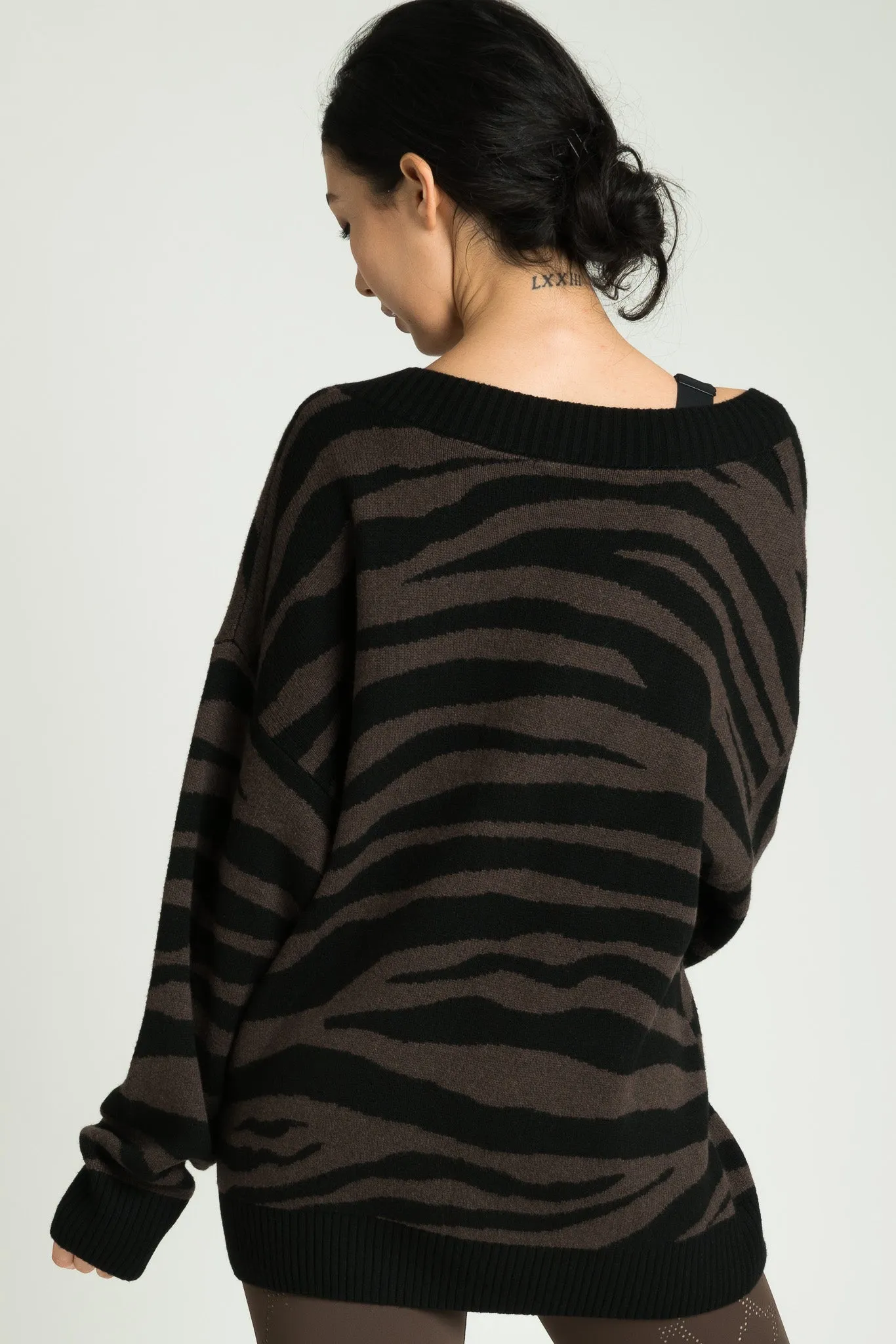 Jacquard Oversized Sweater