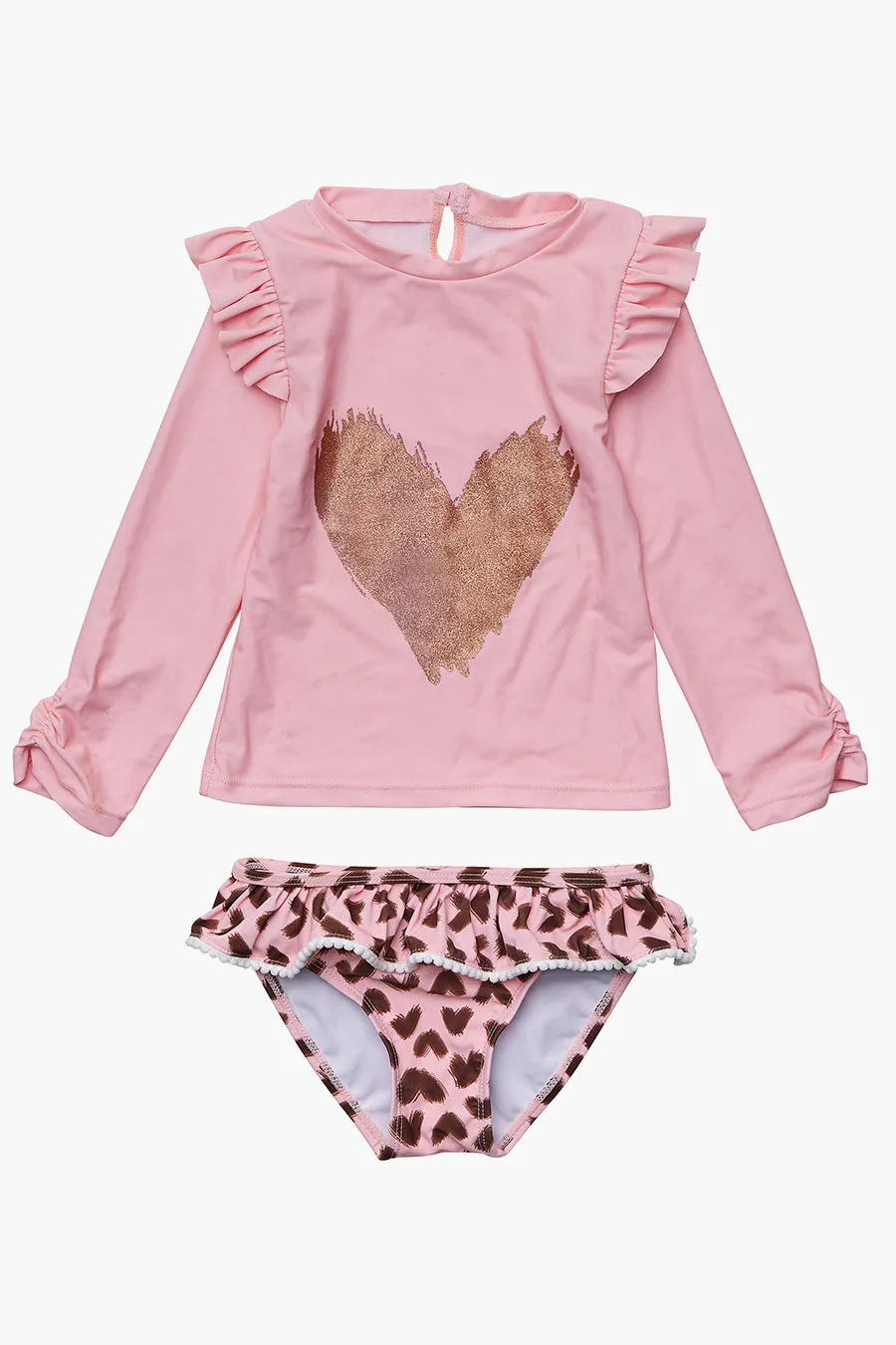 Kids Swimsuit Snapper Rock Wild Love Ruffle Set