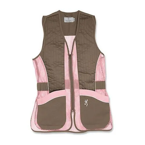 Lady Mesh Vest, Brown-Pink - Large