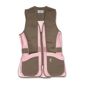 Lady Mesh Vest, Brown-Pink - Large