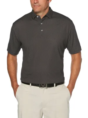 Mens Diamond Jacquard Polo