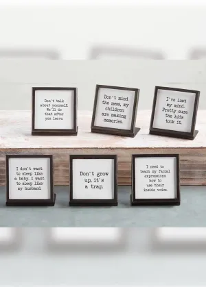 Metal Saying Plaques by Mud Pie - 5 Styles - LAST ONES FINAL SALE