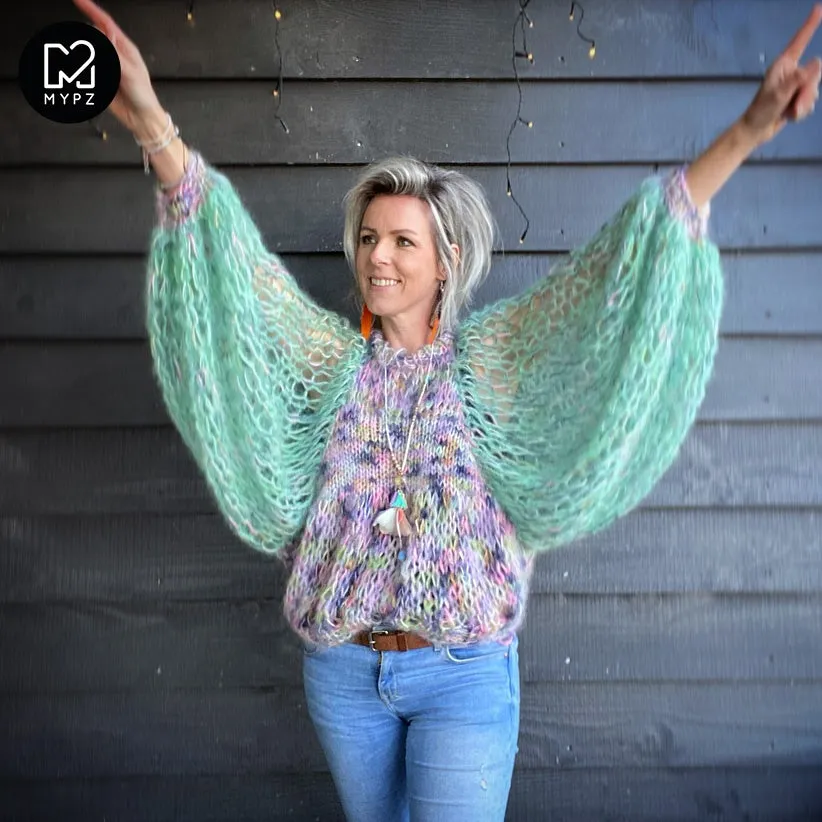 MYPZ Mohair Freedom Blossom Top