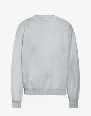 Organic Oversized Crew - Faded Grey