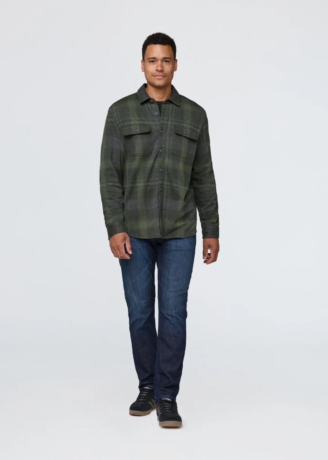 Performance Flannel Button Down