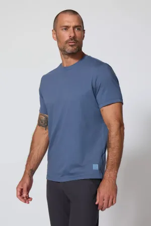 Pima Cotton Tee - Petrol Blue