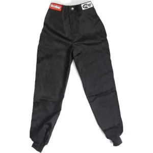 RaceQuip SFI-1 Pro-1 Single Layer Kids Pants [SFI 3.2A/1] - Black