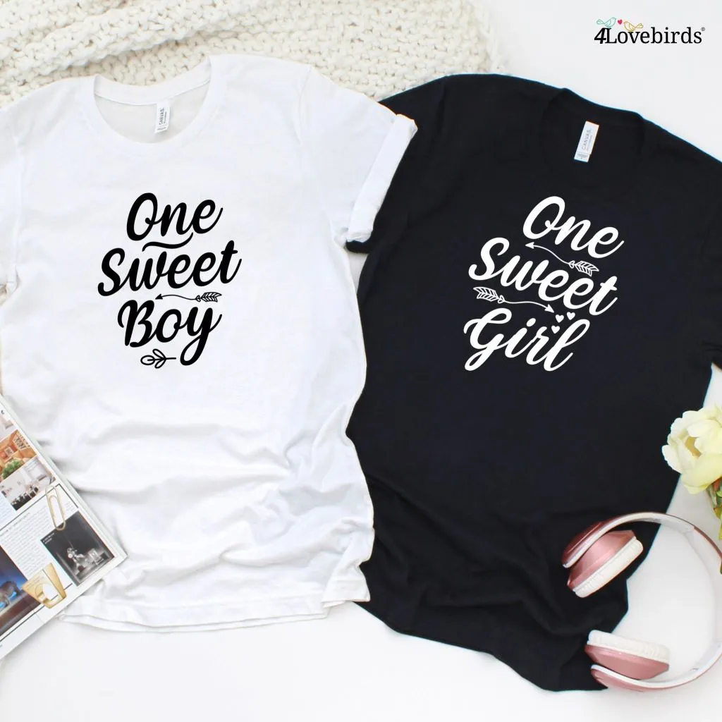 Sweet Boy & Girl Matching Outfits, Heartfelt Couples Gift, Valentine's Day Set, Adorable Duo Wear