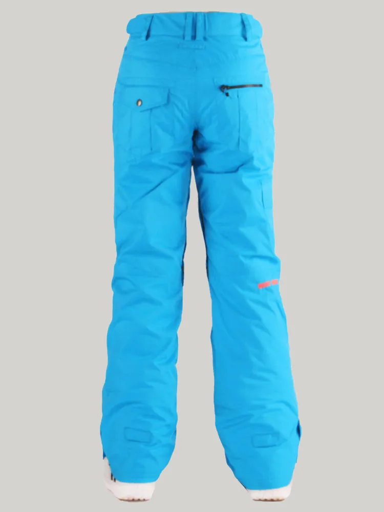 Thermal Warm High Waterproof Windproof Blue Snowboard & Ski Pants